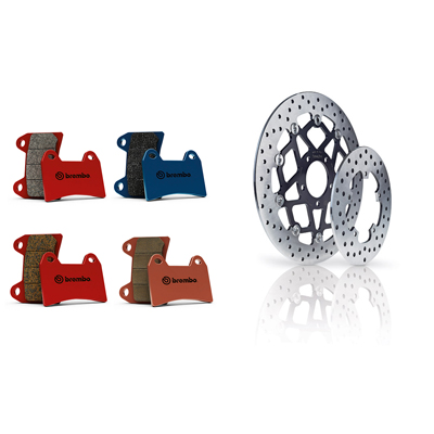Plaquettes et disques Brembo