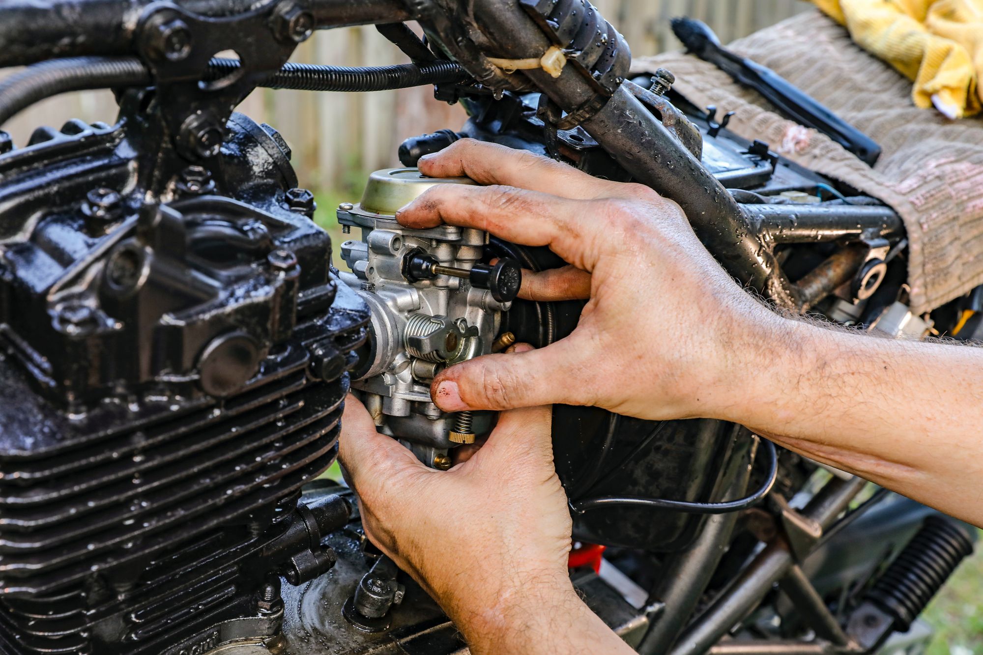 Technische keuring custom motorfiets