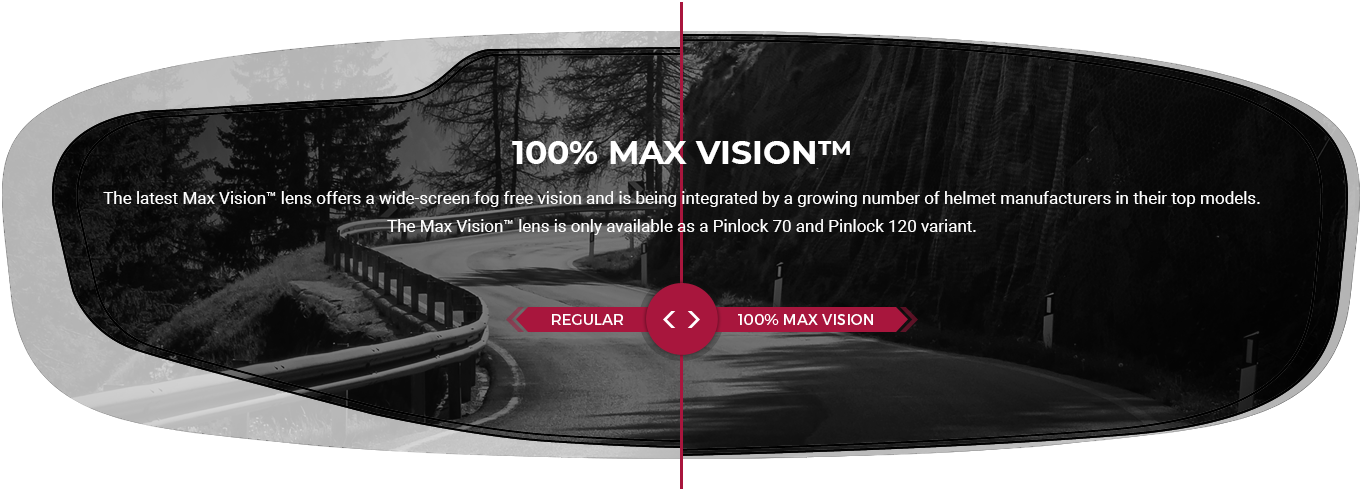 Pinlock Max Vision lens