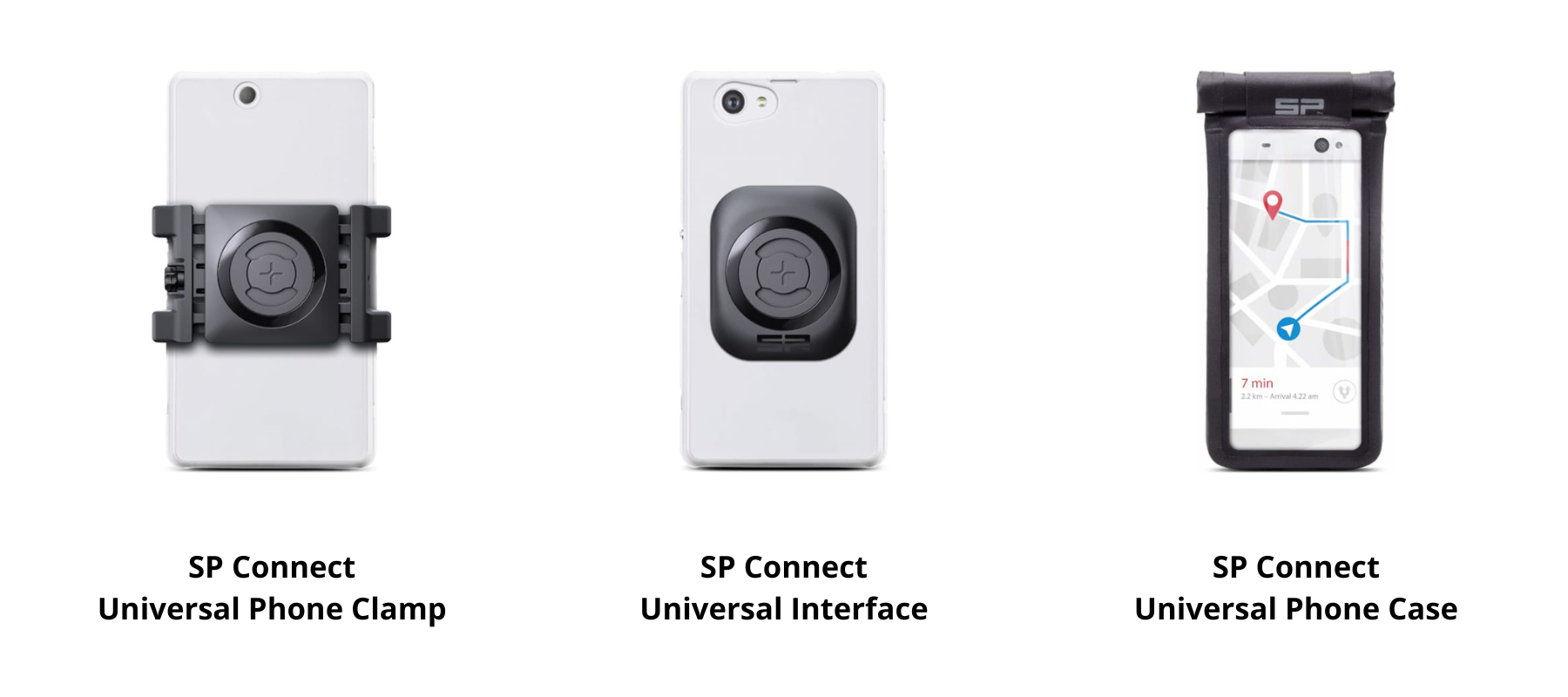 Universal Phone Clamp, Universal Interface & Universal Phone Case